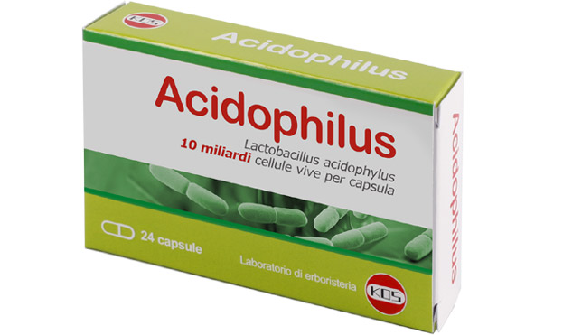 Acidophylus 10 miliardi cellule vive per capsula - 24 capsule
