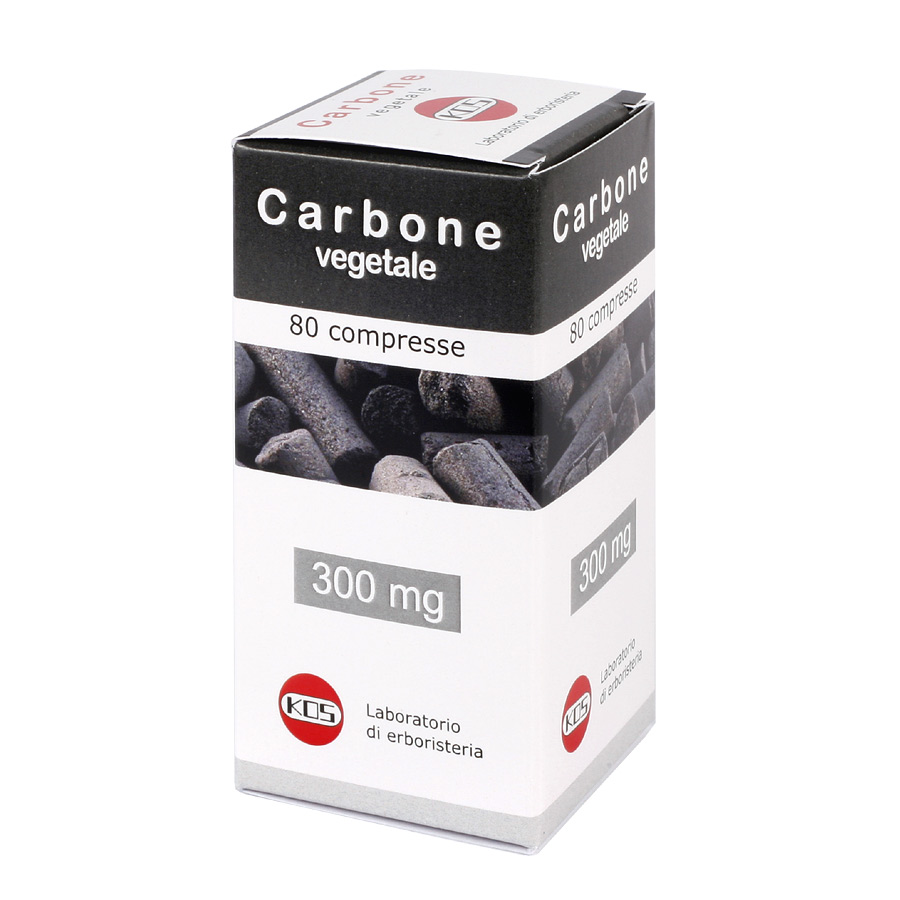 Carbone vegetale 80 compresse