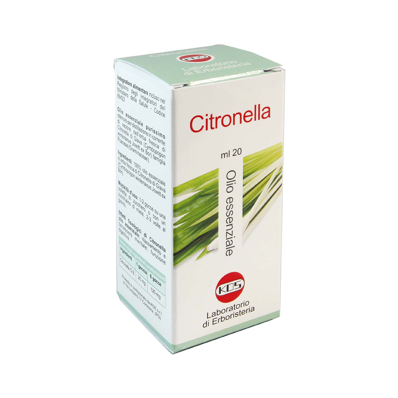 Citronella olio essenziale ml 20              