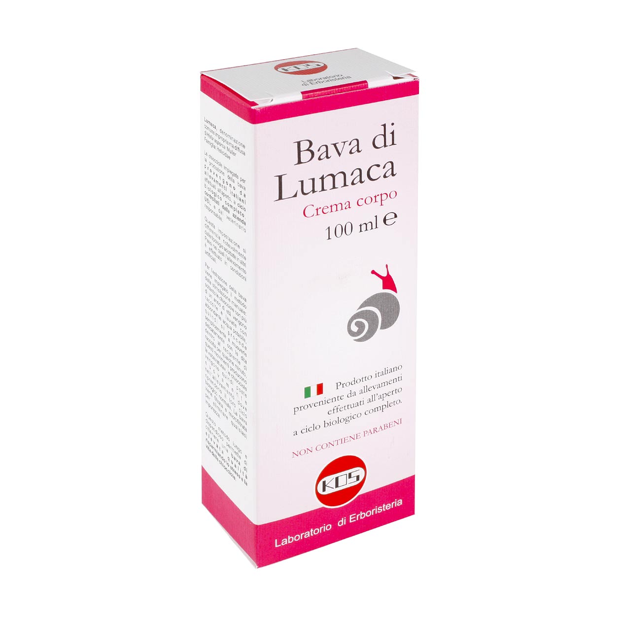 Crema corpo bava di lumaca