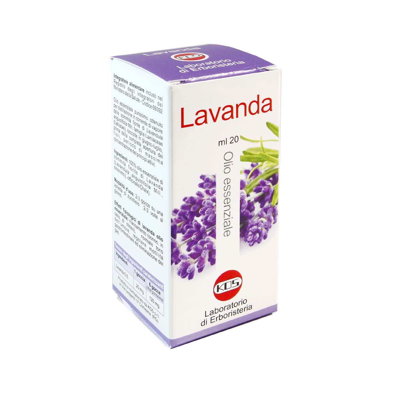 Lavanda olio essenziale ml 20                