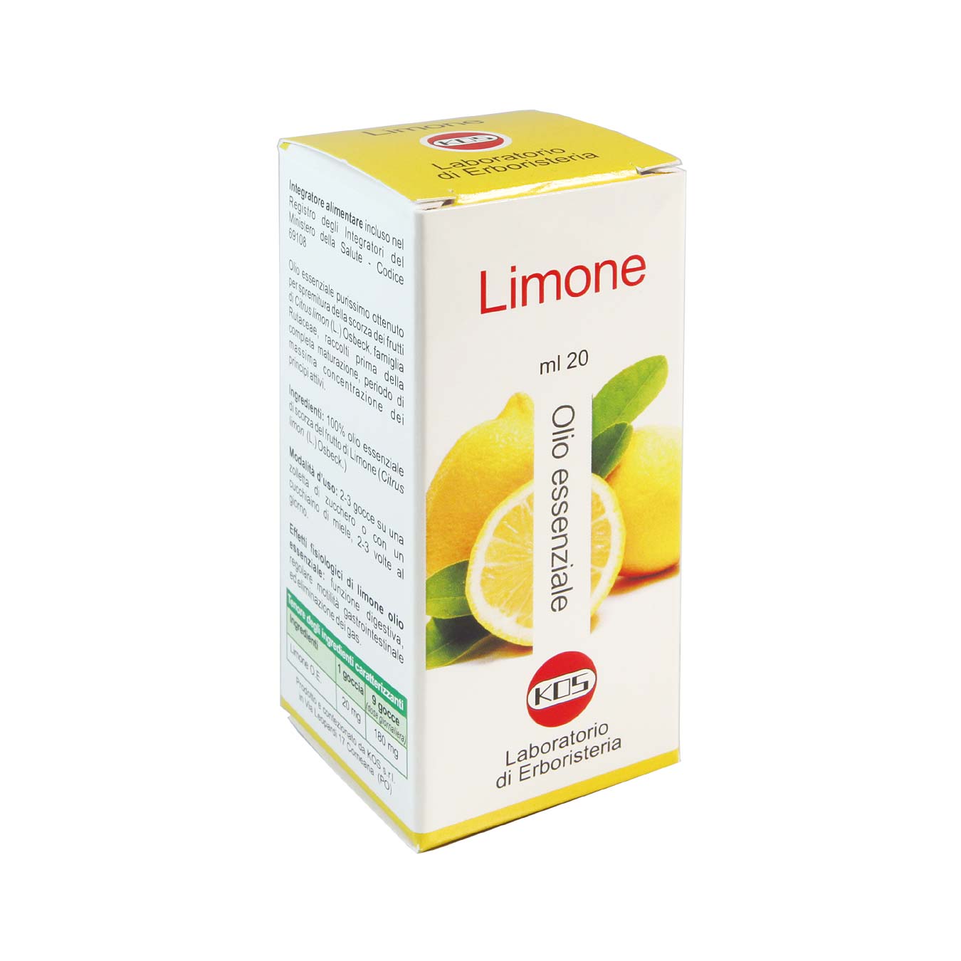 Limone olio essenziale ml 20