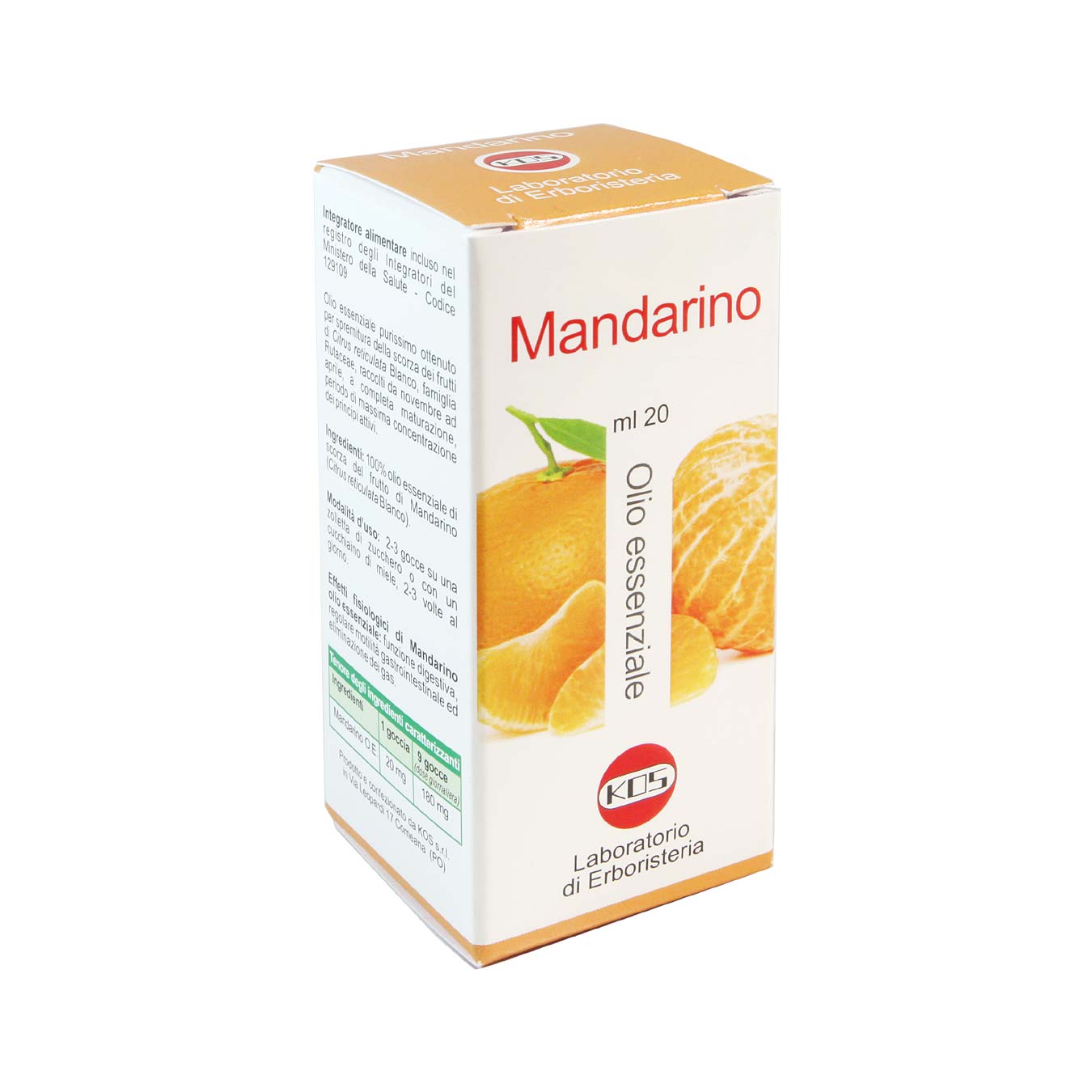 Mandarino olio essenziale 20ml