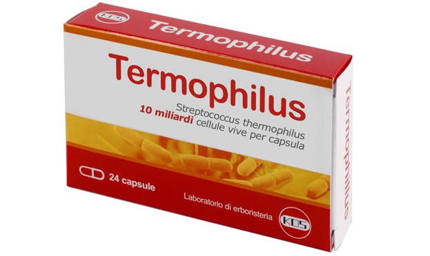Thermophilus 10 miliardi cellule vive per capsula - 24 capsule